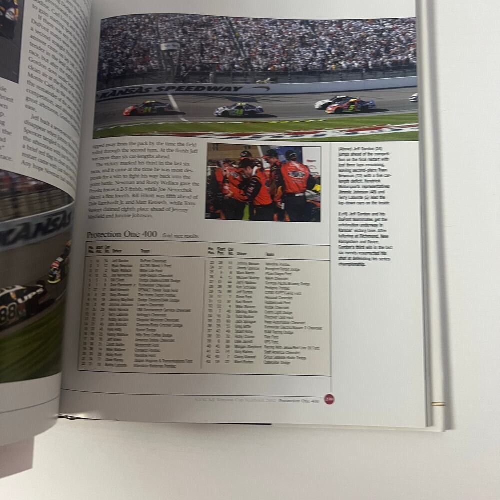 2002 Vintage NASCAR Winston Cup Chronicle Book - Picture 3 of 5